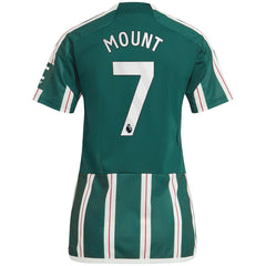 Mason Mount Manchester United Women's 2023/24 Away Replica Player Jersey Green - Adidas