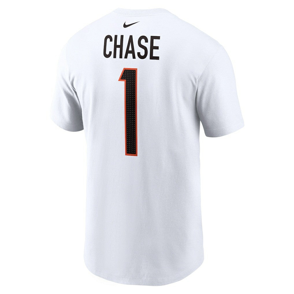 Cincinnati Bengals Nike Ja'Marr Chase  Player Name & Number T-Shirt