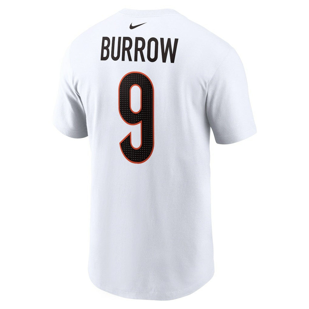 Cincinnati Bengals Nike Joe Burrow  Player Name & Number T-Shirt