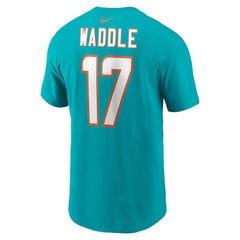 Miami Dolphins Nike Jaylen Waddle  Player Name & Number T-Shirt