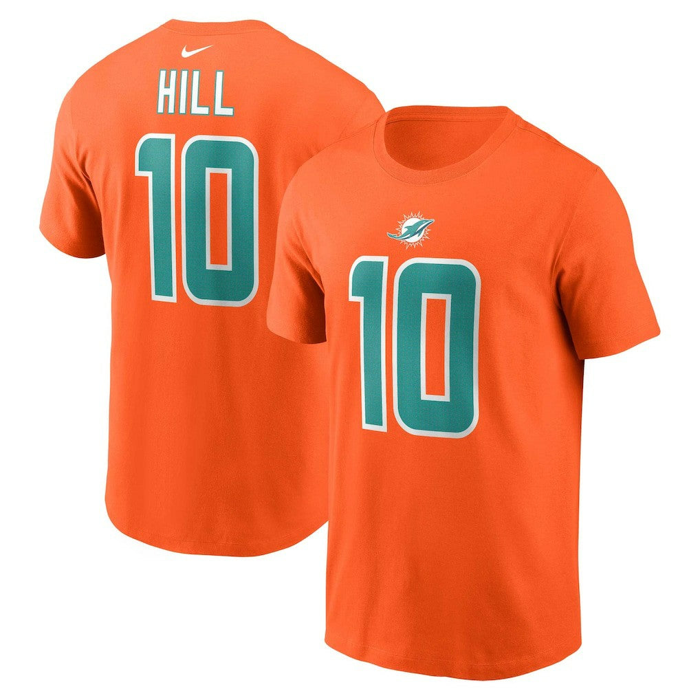 Miami Dolphins Nike Tyreek Hill  Player Name & Number T-Shirt