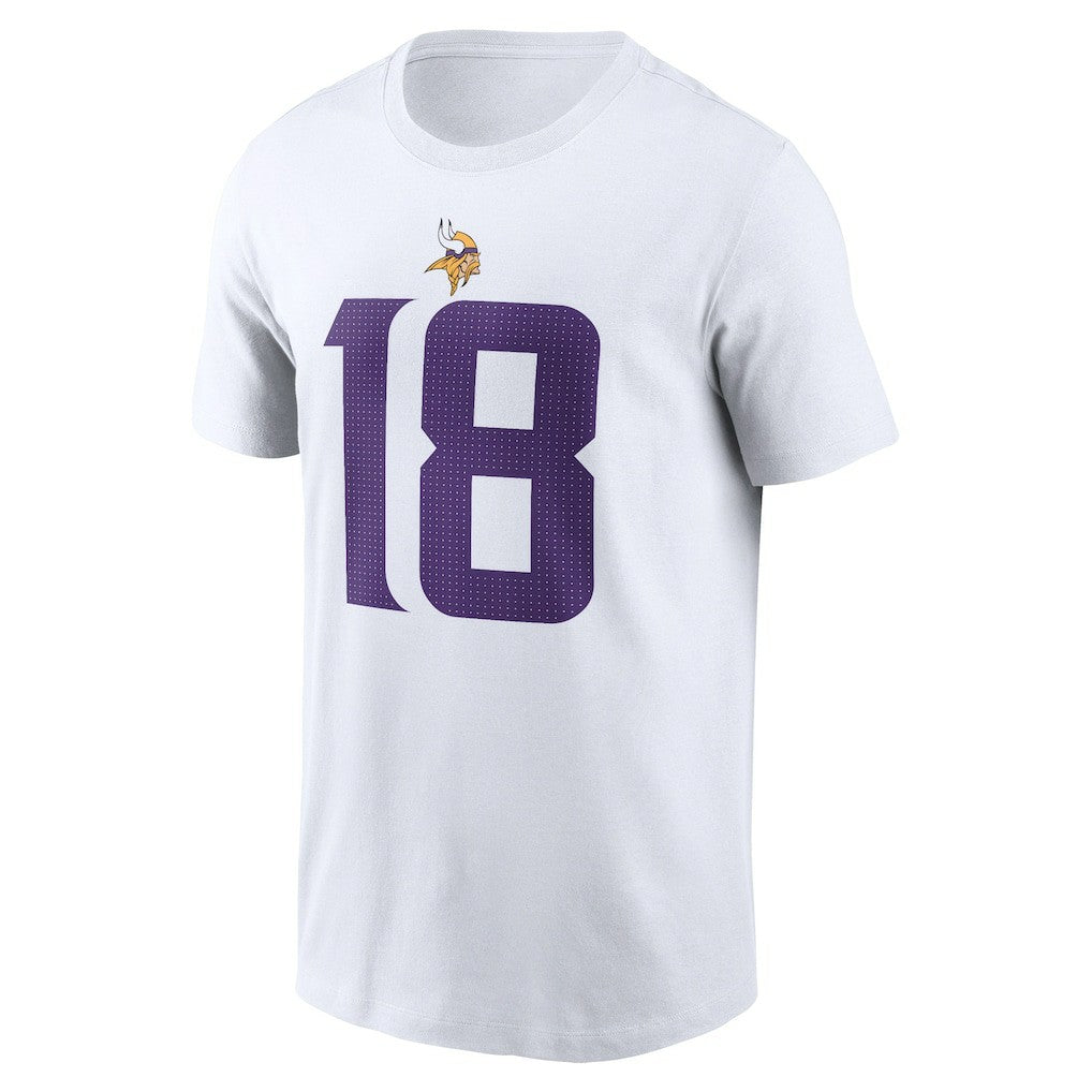 Minnesota Vikings Nike Justin Jefferson  Player Name & Number T-Shirt