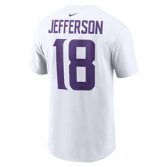 Minnesota Vikings Nike Justin Jefferson  Player Name & Number T-Shirt