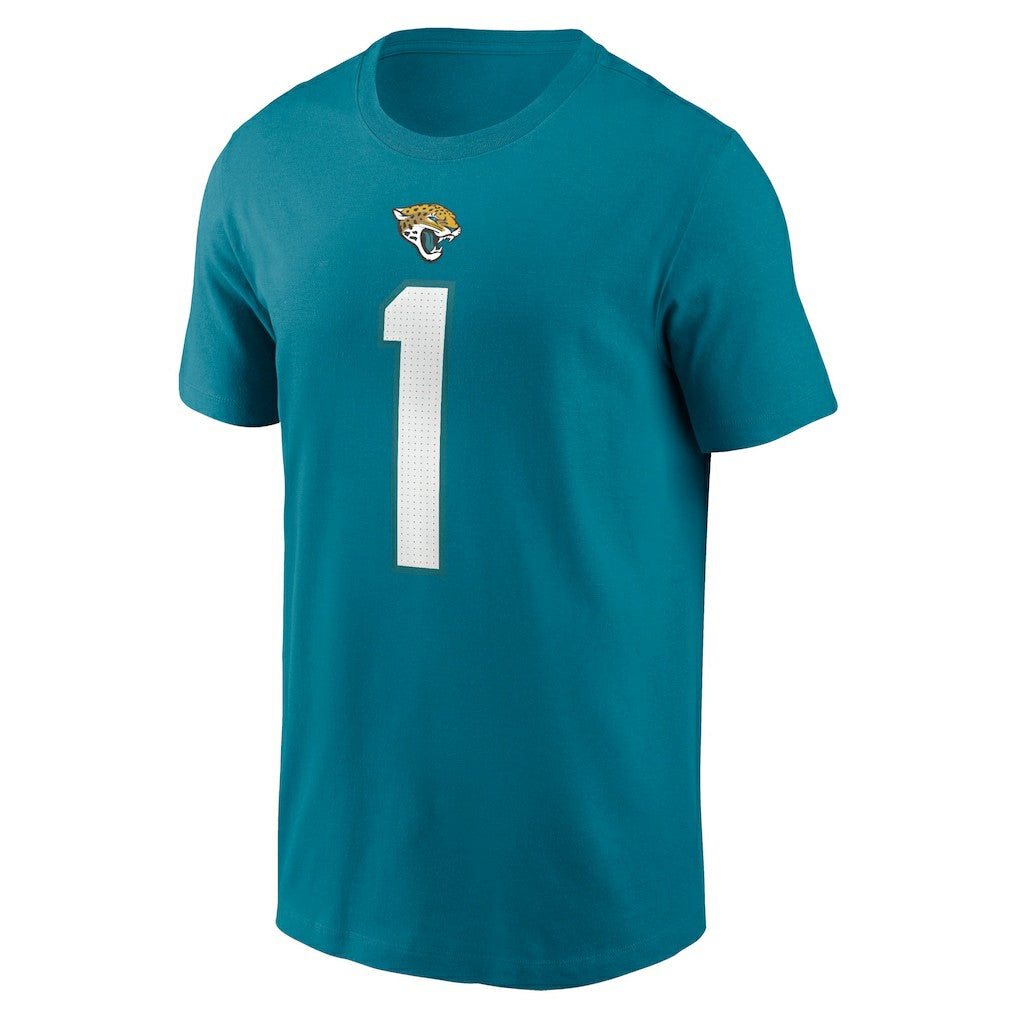 Jacksonville Jaguars Nike Travis Etienne  Player Name & Number T-Shirt