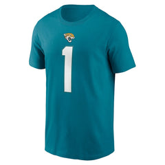 Jacksonville Jaguars Nike Travis Etienne  Player Name & Number T-Shirt