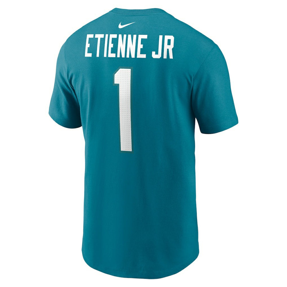 Jacksonville Jaguars Nike Travis Etienne  Player Name & Number T-Shirt