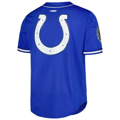 Indianapolis Colts  Anthony Richardson  Pro Standard Mesh Baseball Button-Up T-Shirt