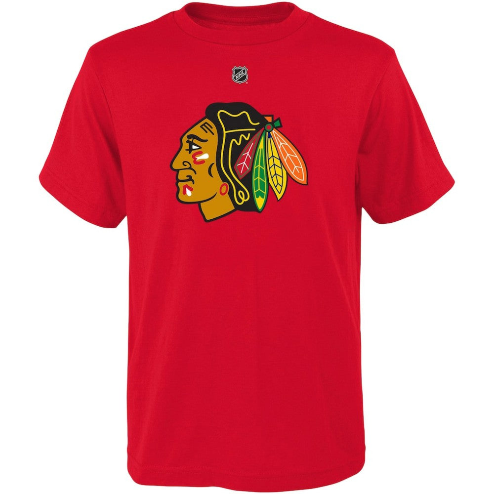 Connor Bedard Chicago Blackhawks Preschool Authentic Stack Name & Number T-Shirt Sale
