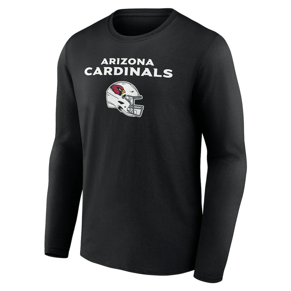 Arizona Cardinals  Personalized Name & Number Team Wordmark Long Sleeve T-Shirt