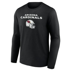 Arizona Cardinals  Personalized Name & Number Team Wordmark Long Sleeve T-Shirt