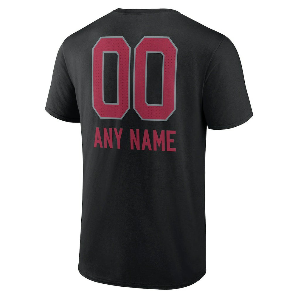 Arizona Cardinals  Personalized Name & Number Team Wordmark T-Shirt