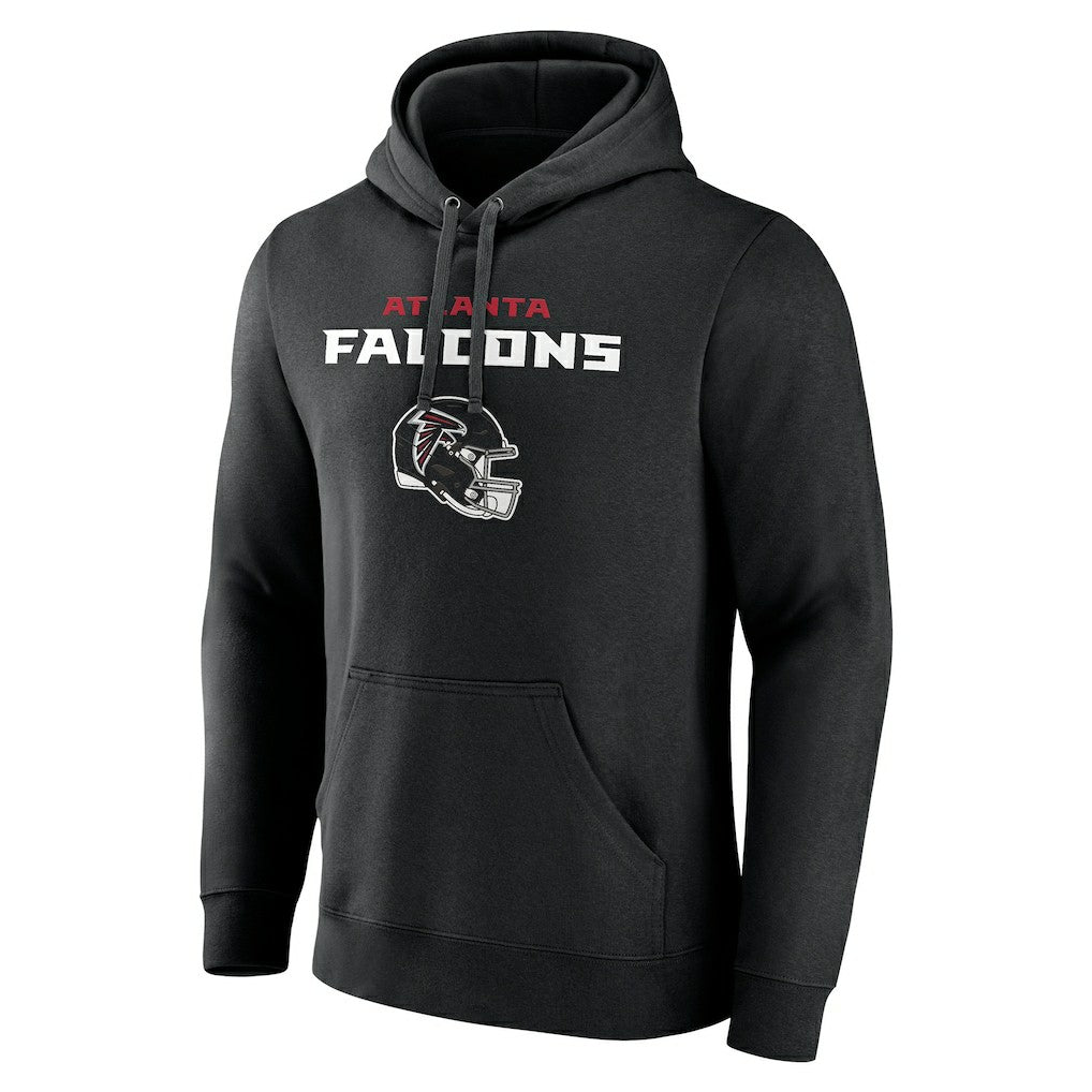 Atlanta Falcons  Personalized Name & Number Team Wordmark Pullover Hoodie