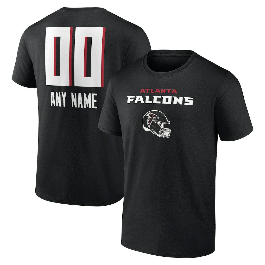 Atlanta Falcons  Personalized Name & Number Team Wordmark T-Shirt