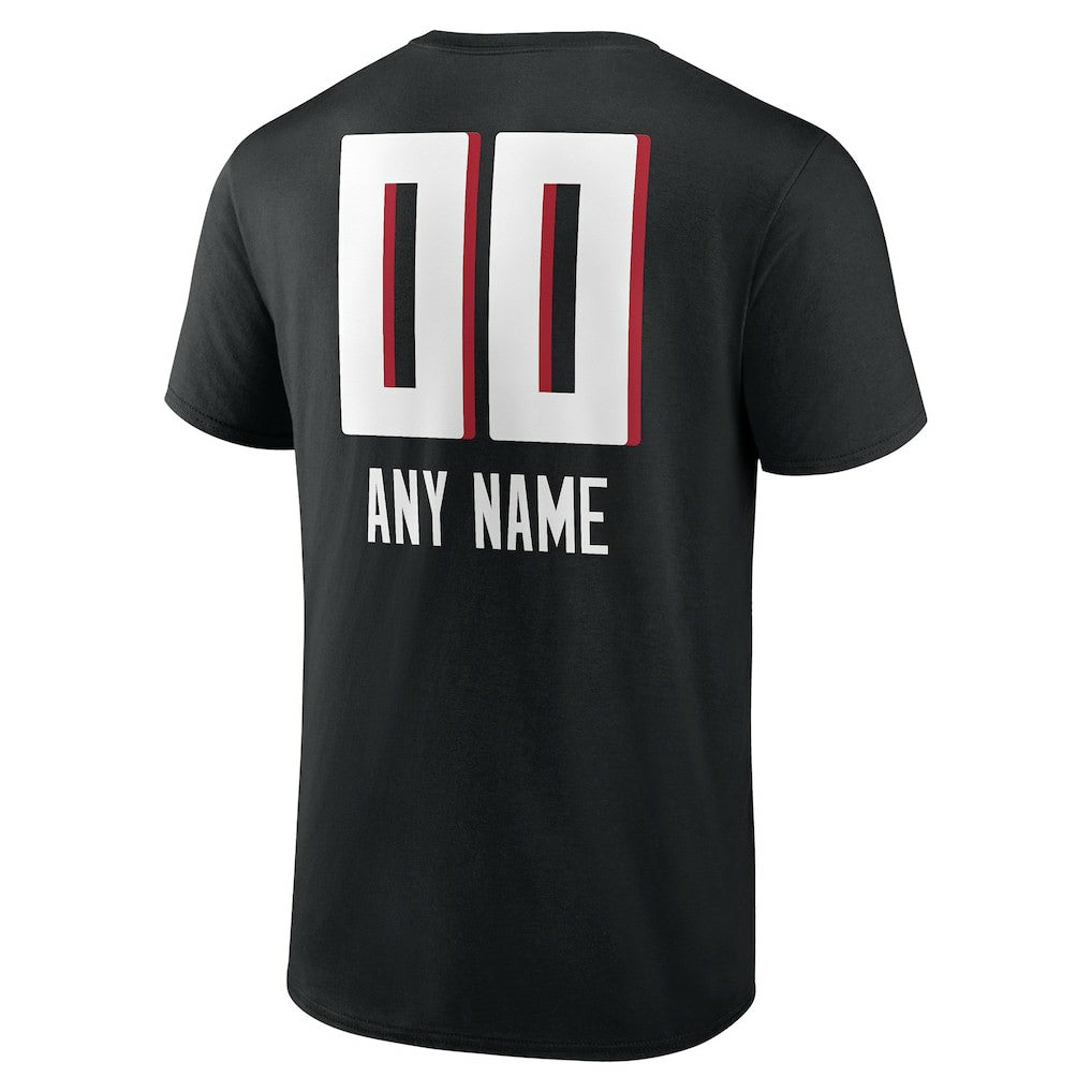Atlanta Falcons  Personalized Name & Number Team Wordmark T-Shirt