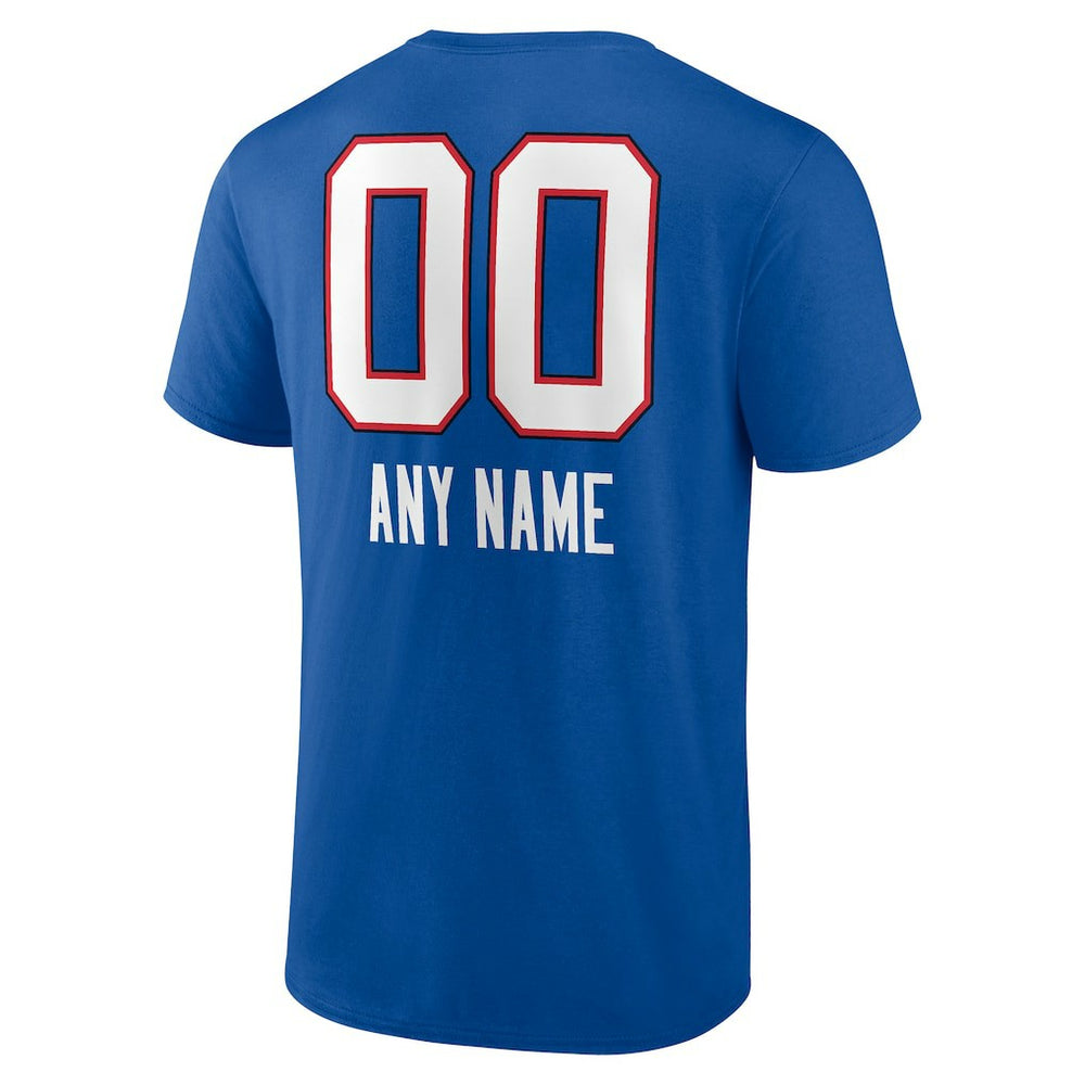 Buffalo Bills  Personalized Name & Number Team Wordmark T-Shirt