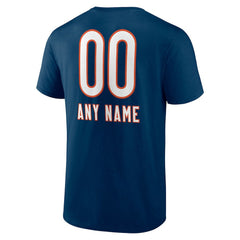 Chicago Bears  Personalized Name & Number Team Wordmark T-Shirt