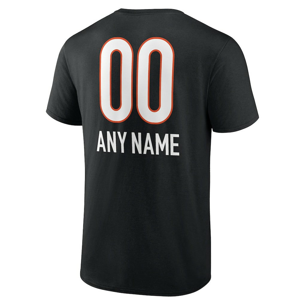 Cincinnati Bengals  Personalized Name & Number Team Wordmark T-Shirt