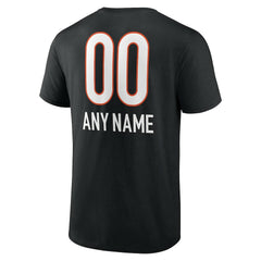 Cincinnati Bengals  Personalized Name & Number Team Wordmark T-Shirt