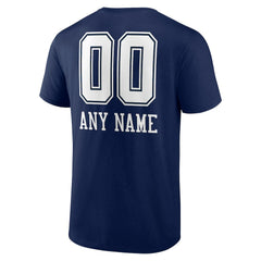 Dallas Cowboys  Personalized Name & Number Team Wordmark T-Shirt
