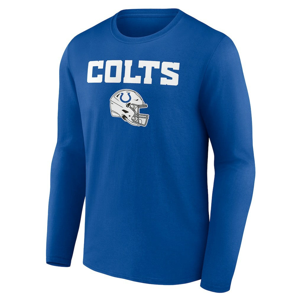 Indianapolis Colts  Personalized Name & Number Team Wordmark Long Sleeve T-Shirt