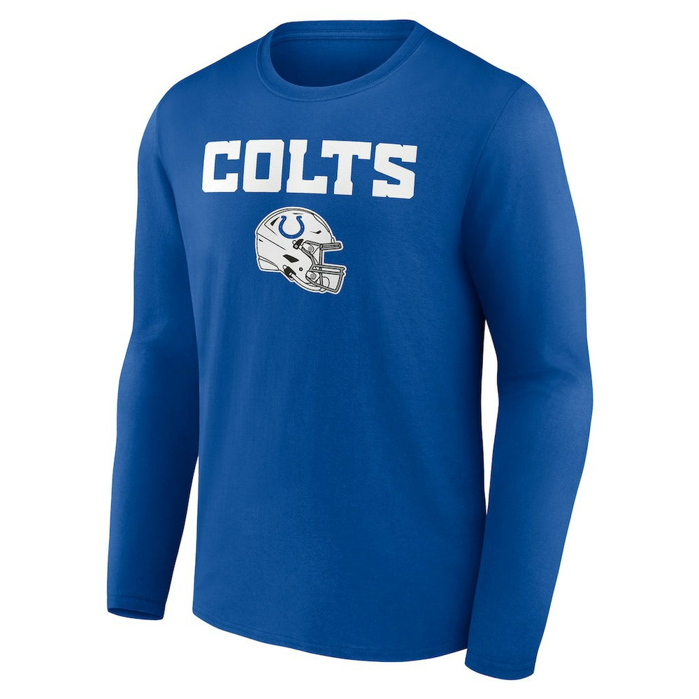 Indianapolis Colts  Personalized Name & Number Team Wordmark Long Sleeve T-Shirt