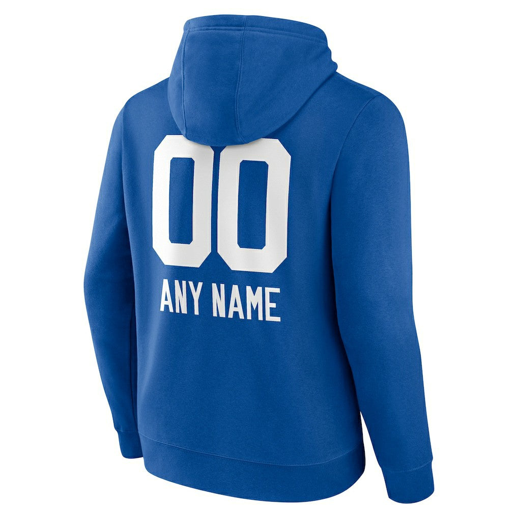 Indianapolis Colts  Personalized Name & Number Team Wordmark Pullover Hoodie