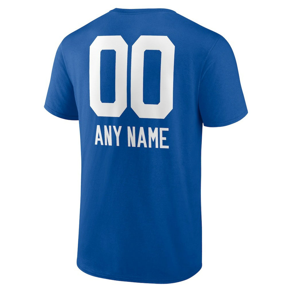 Indianapolis Colts  Personalized Name & Number Team Wordmark T-Shirt