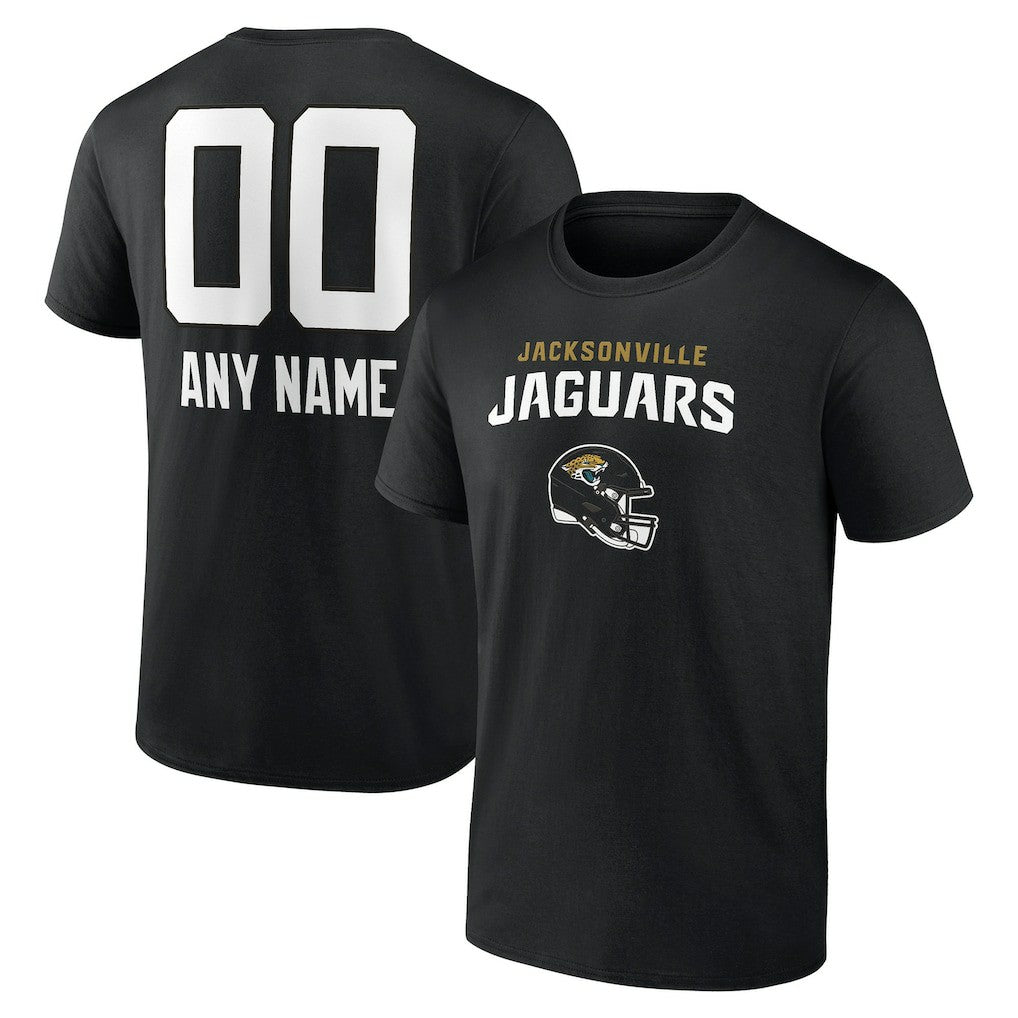 Jacksonville Jaguars  Personalized Name & Number Team Wordmark T-Shirt