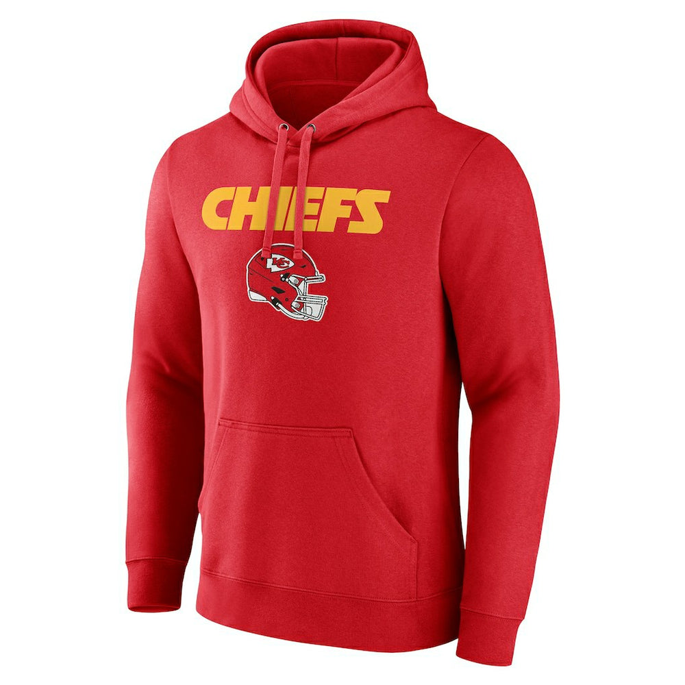 Kansas City Chiefs  Personalized Name & Number Team Wordmark Pullover Hoodie