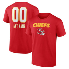 Kansas City Chiefs  Personalized Name & Number Team Wordmark T-Shirt