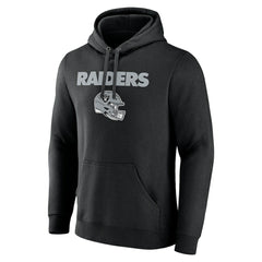 Las Vegas Raiders  Personalized Name & Number Team Wordmark Pullover Hoodie