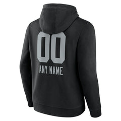Las Vegas Raiders  Personalized Name & Number Team Wordmark Pullover Hoodie