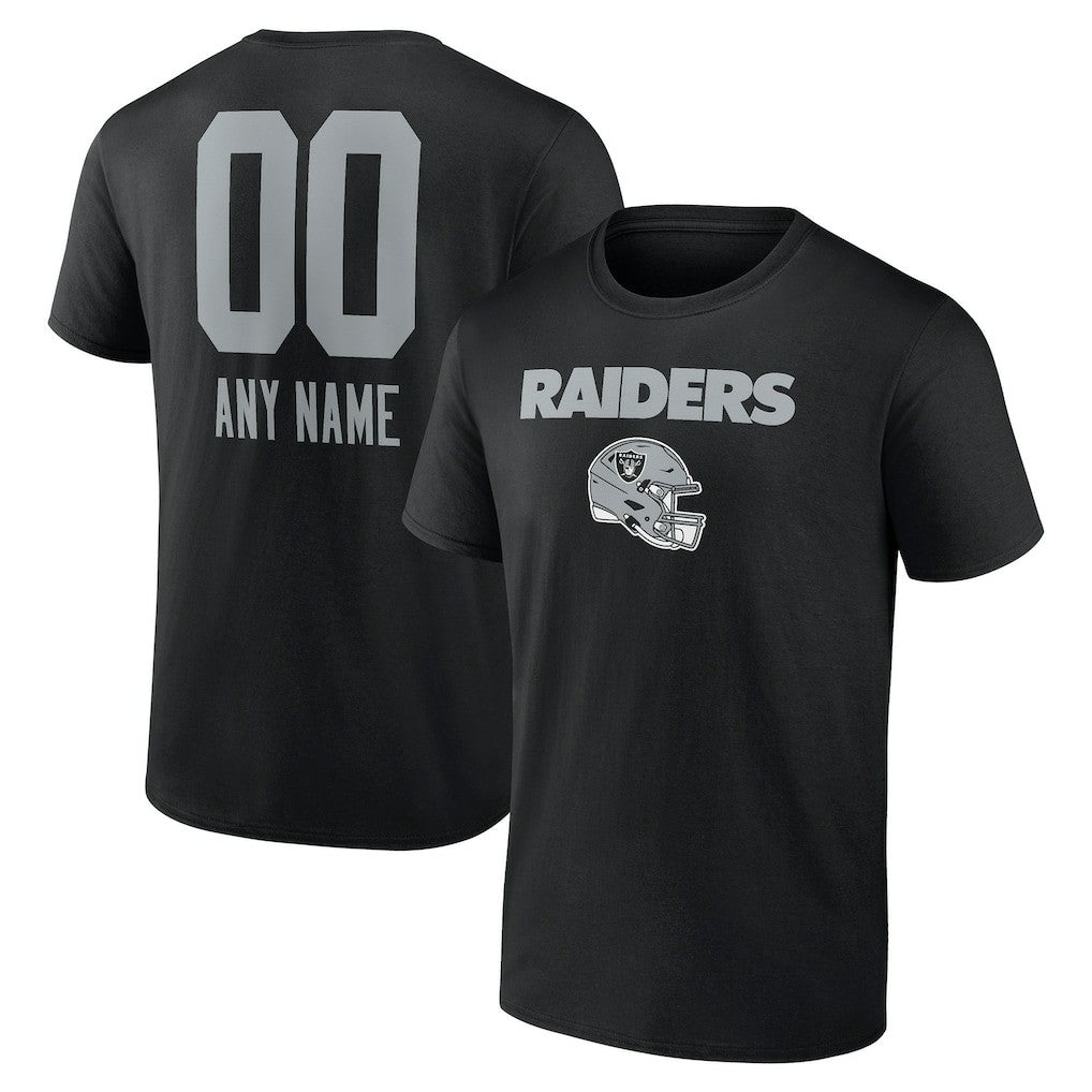 Las Vegas Raiders  Personalized Name & Number Team Wordmark T-Shirt