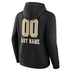 New Orleans Saints  Personalized Name & Number Team Wordmark Pullover Hoodie