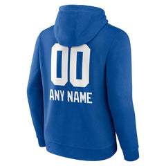 New York Giants  Personalized Name & Number Team Wordmark Pullover Hoodie