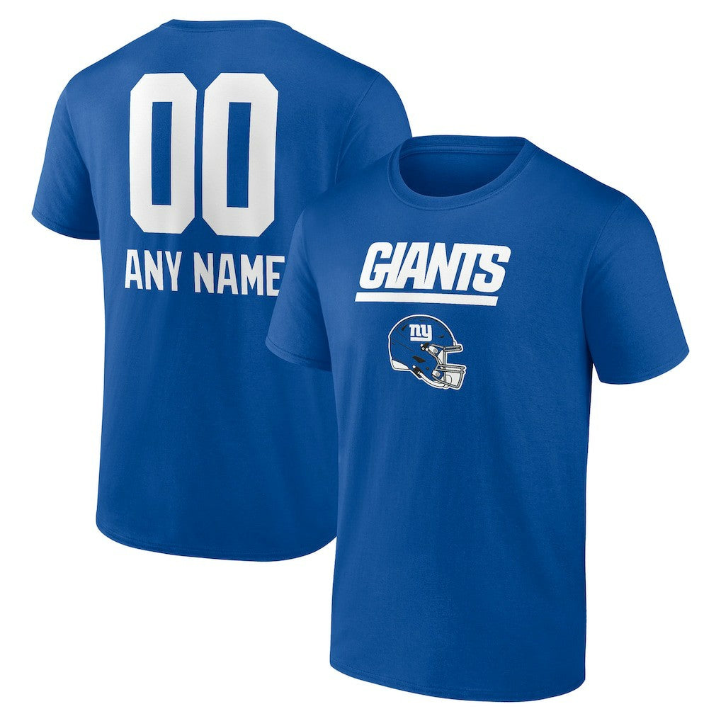 New York Giants  Personalized Name & Number Team Wordmark T-Shirt