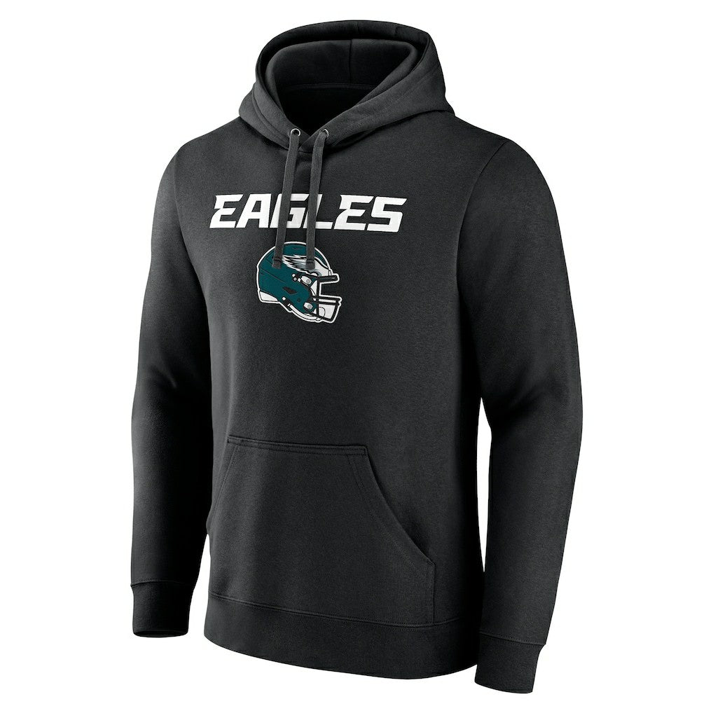 Philadelphia Eagles  Personalized Name & Number Team Wordmark Pullover Hoodie