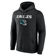 Philadelphia Eagles  Personalized Name & Number Team Wordmark Pullover Hoodie
