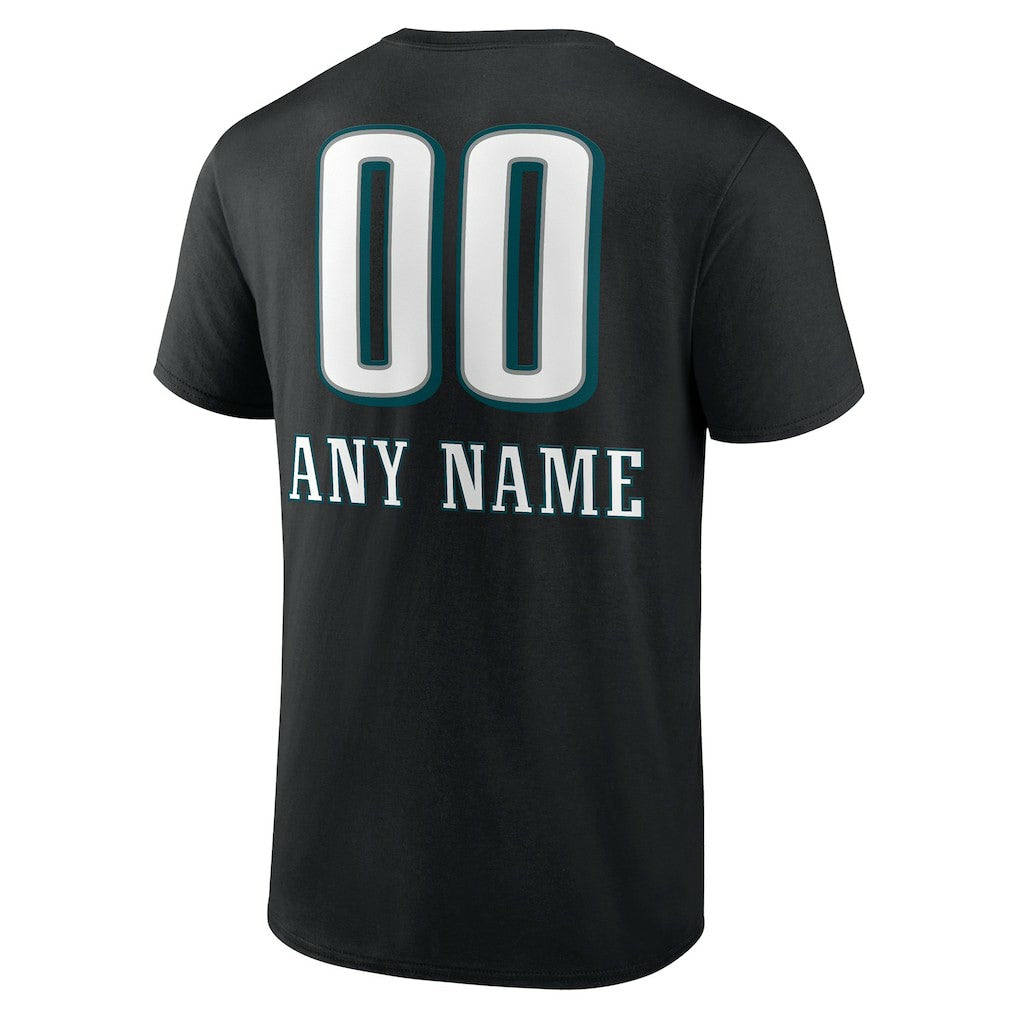 Philadelphia Eagles  Personalized Name & Number Team Wordmark T-Shirt