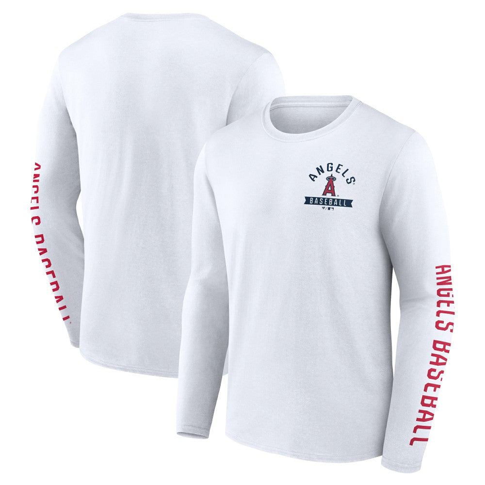 Los Angeles Angels Fanatics Press Box Long Sleeve T-Shirt | MLB New