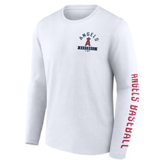 Los Angeles Angels Fanatics Press Box Long Sleeve T-Shirt | MLB New