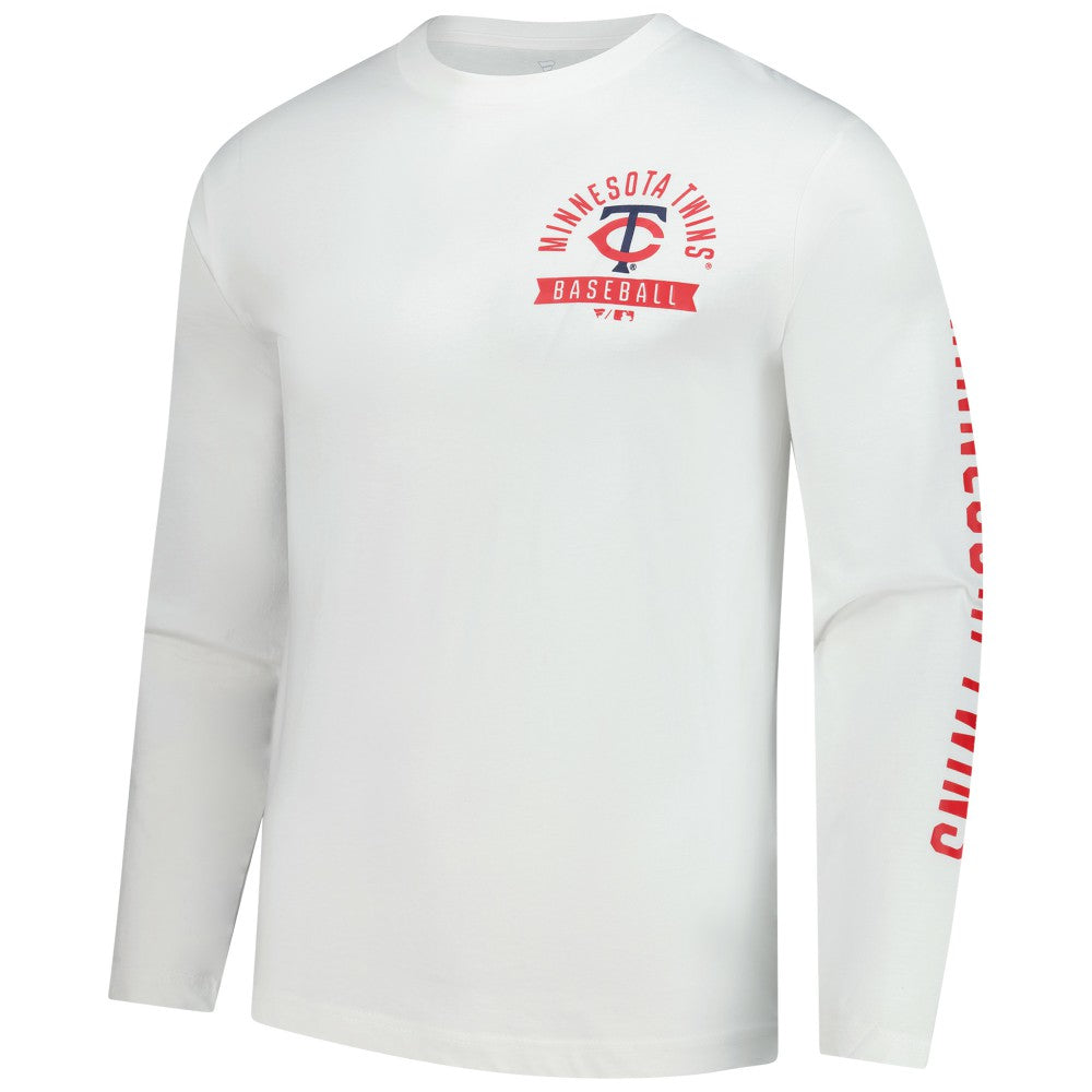 Minnesota Twins Fanatics Press Box Long Sleeve T-Shirt | MLB Sale