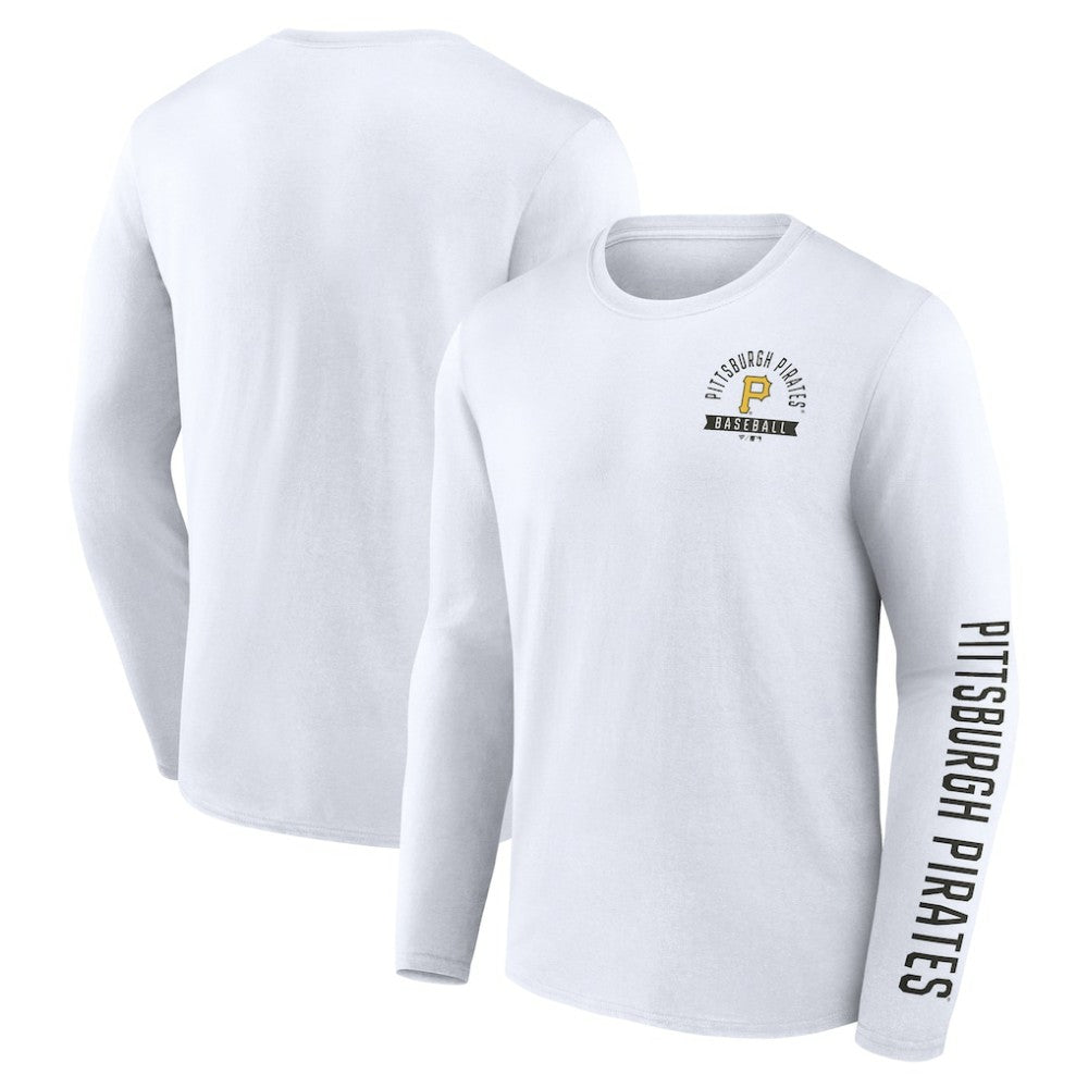 Pittsburgh Pirates Fanatics Press Box Long Sleeve T-Shirt | MLB Online