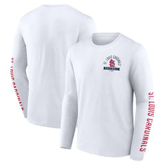 St. Louis Cardinals Fanatics Press Box Long Sleeve T-Shirt | MLB Discount