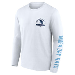 Tampa Bay Rays Fanatics Press Box Long Sleeve T-Shirt | MLB Discount