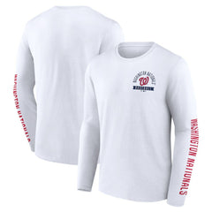 Washington Nationals Fanatics Press Box Long Sleeve T-Shirt | MLB For sale