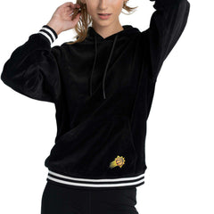Phoenix Suns Lusso Women's Nellie Oversized Velour Pullover Hoodie On Sale