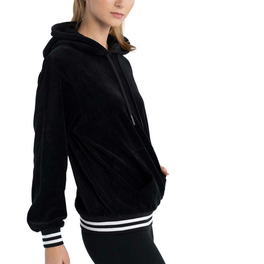 Phoenix Suns Lusso Women's Nellie Oversized Velour Pullover Hoodie On Sale