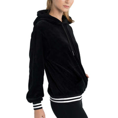 Chicago Bulls Lusso Women's Nellie Oversized Velour Pullover Hoodie On Sale