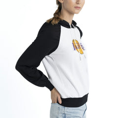 Los Angeles Lakers Lusso Women's Marlowe Tri-Blend Raglan Pullover Hoodie Discount